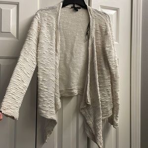 White cardigan